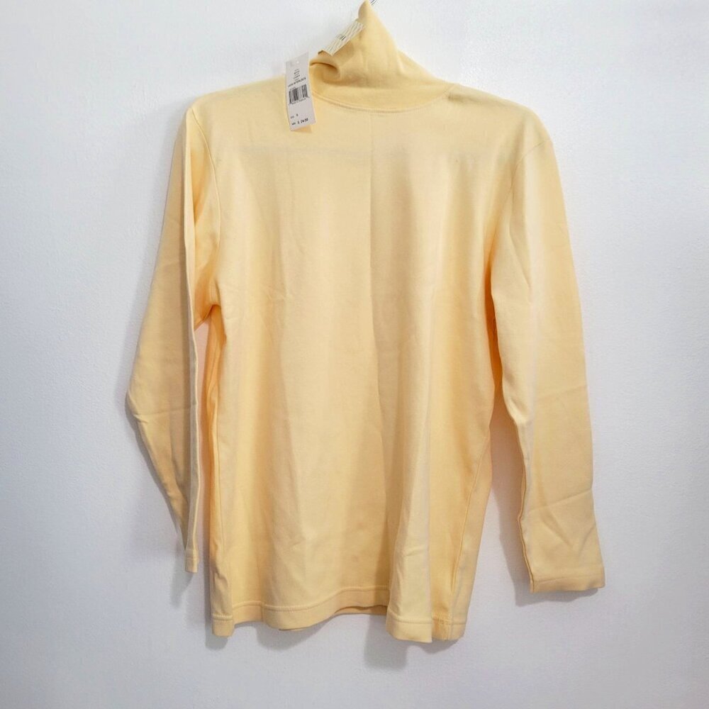 NWT Marisa Christina Soft 100% Cotton turtle neck Size S